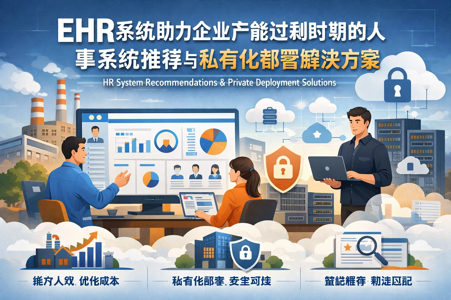 ehr系统助力企业产能过剩时期的人事系统推荐与私有化部署解决方案