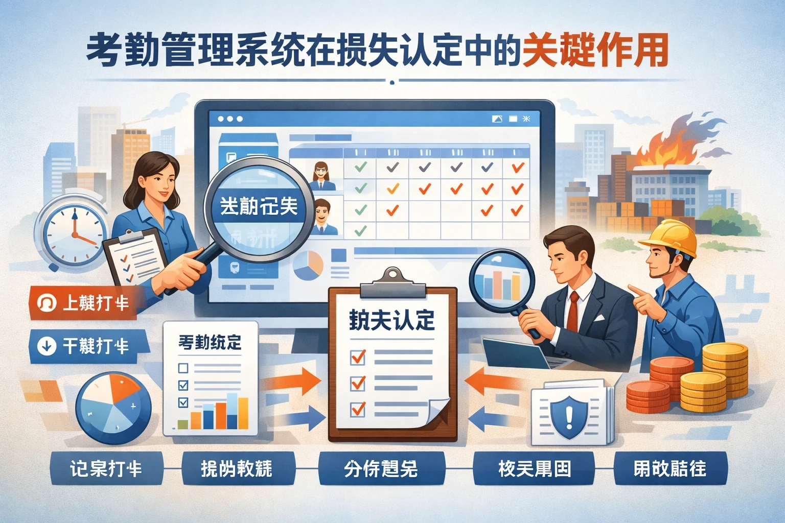 考勤管理系统在损失认定中的关键作用