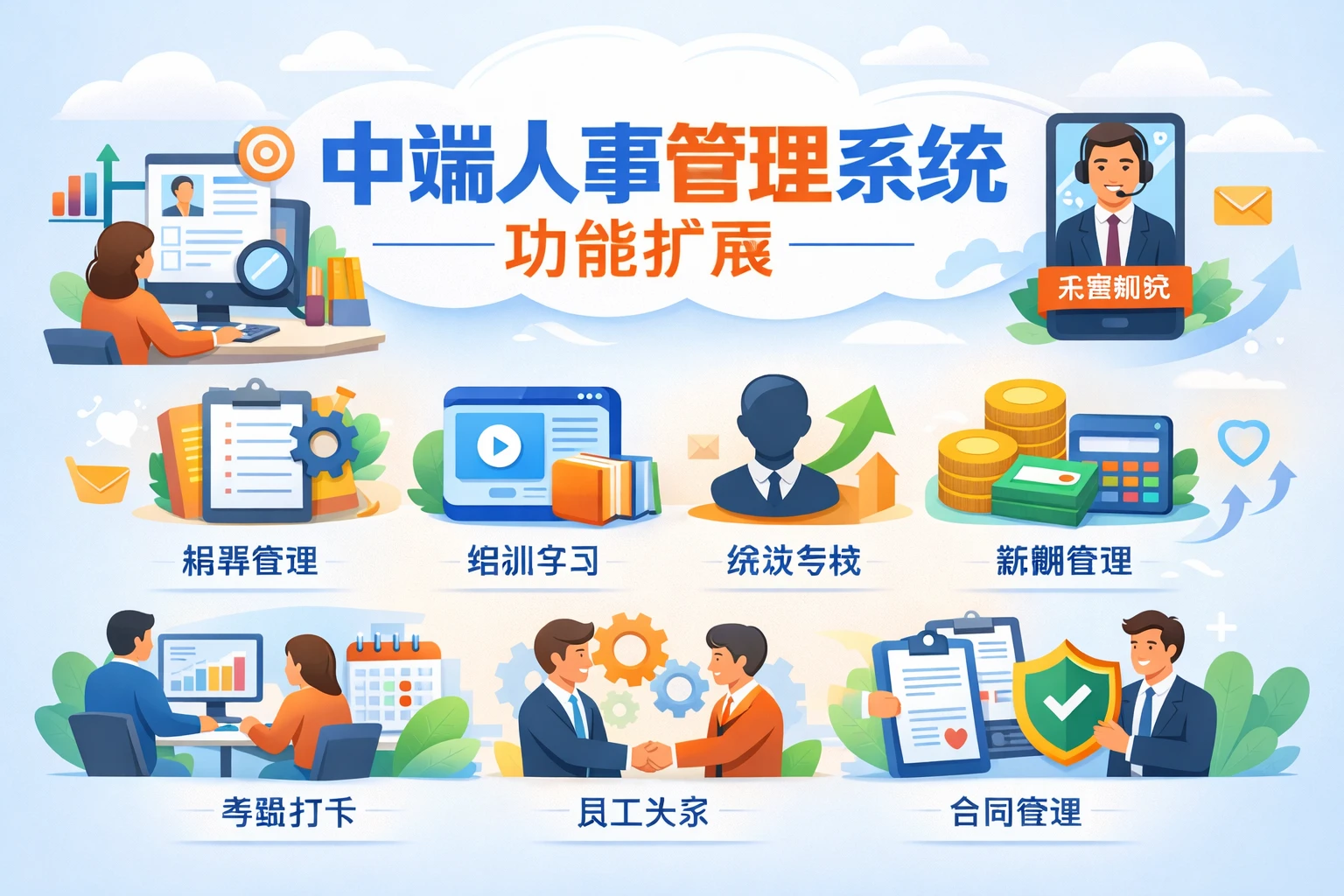 中端人事管理系统的功能扩展