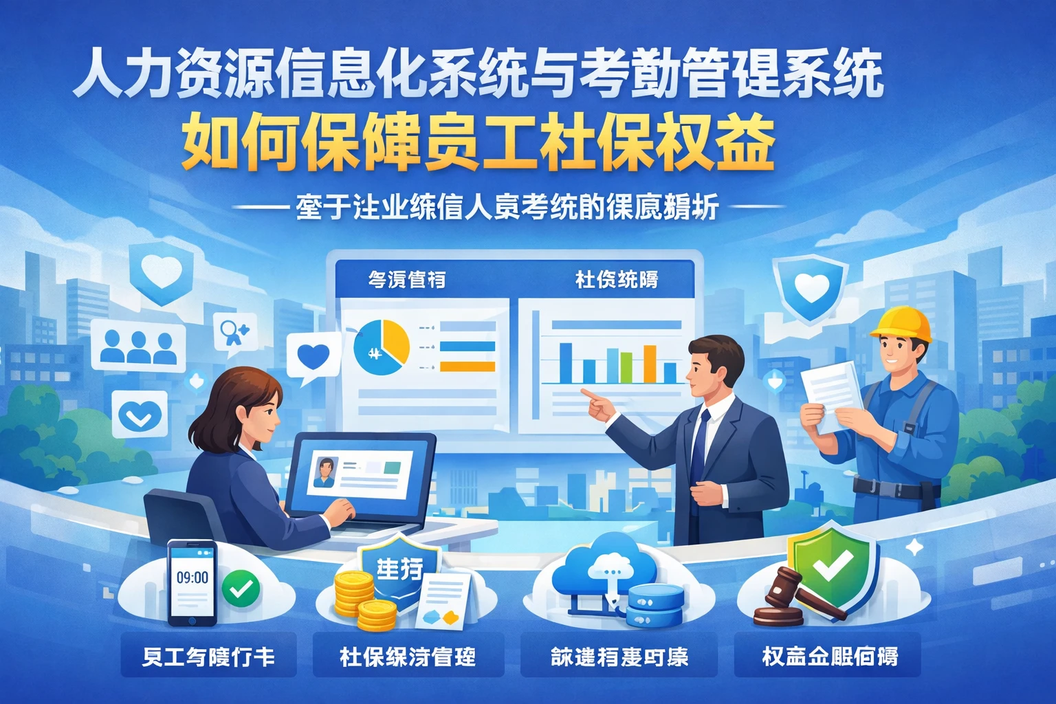 人力资源信息化系统与考勤管理系统如何保障员工社保权益——基于企业微信人事系统的深度解析