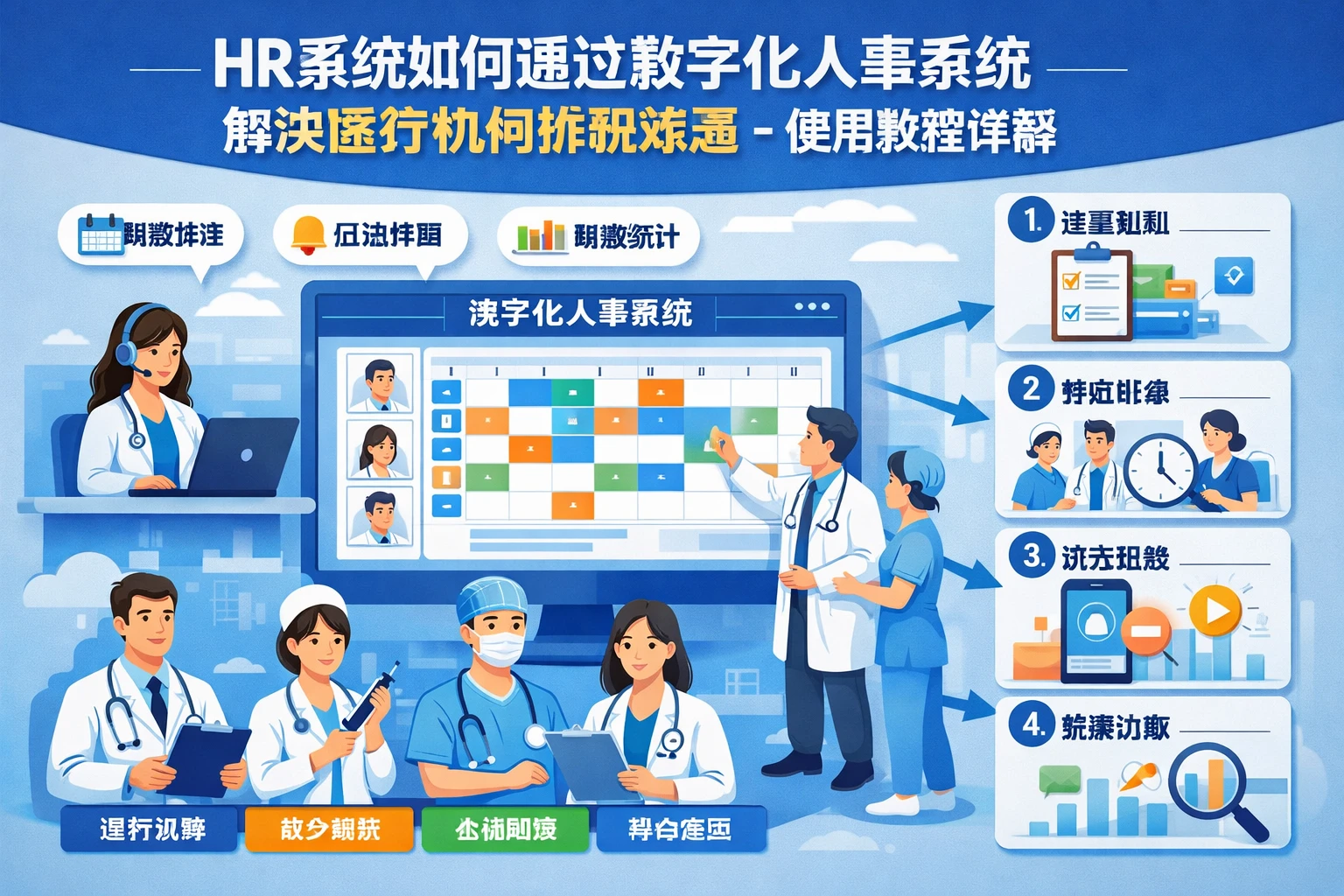 HR系统如何通过数字化人事系统解决医疗机构排班难题 - 使用教程详解