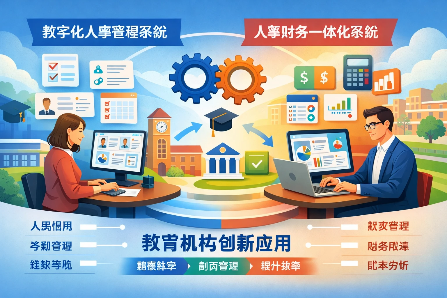 数字化人事管理系统与人事财务一体化系统在教育机构中的创新应用