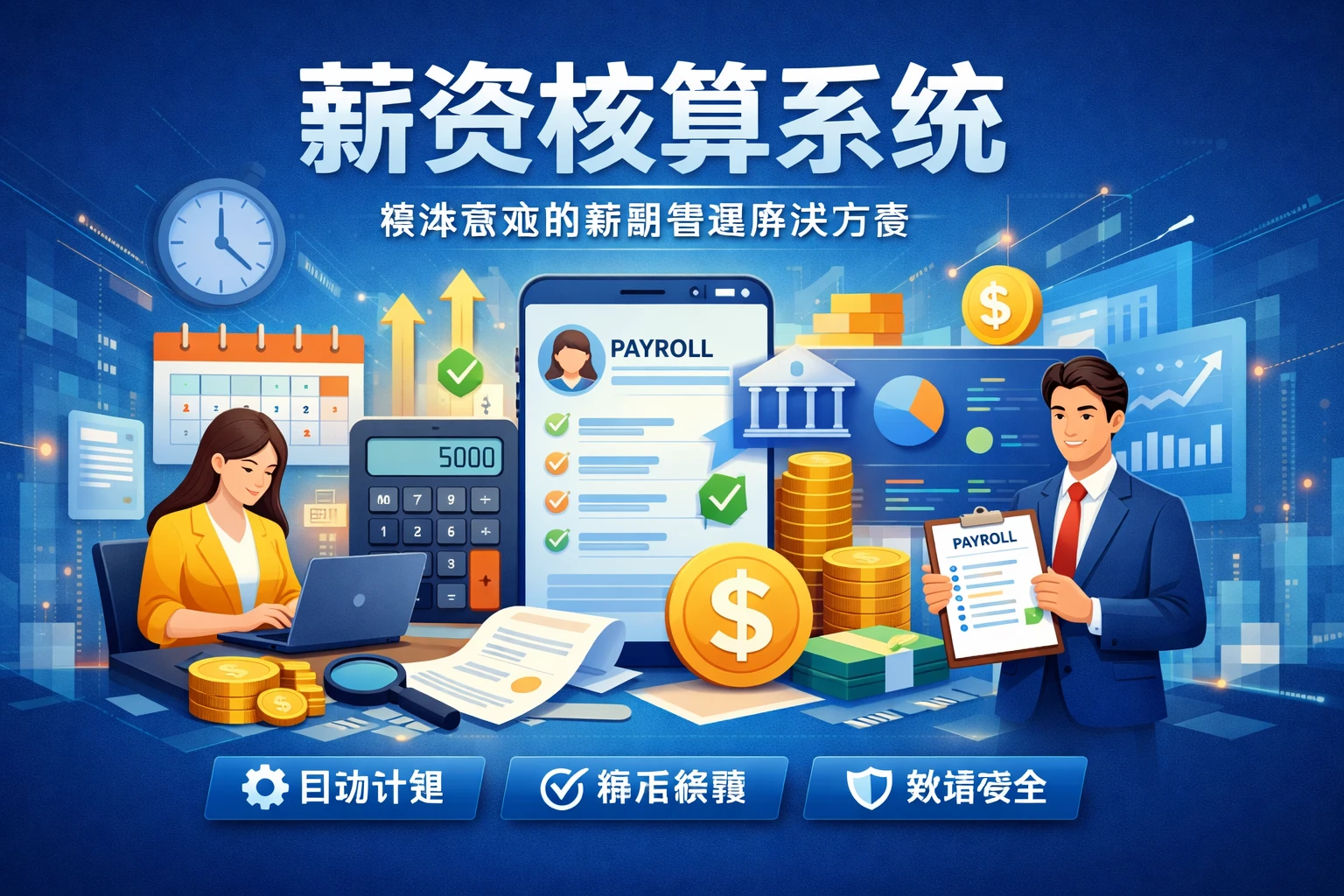 薪资核算系统:精准高效的薪酬管理解决方案