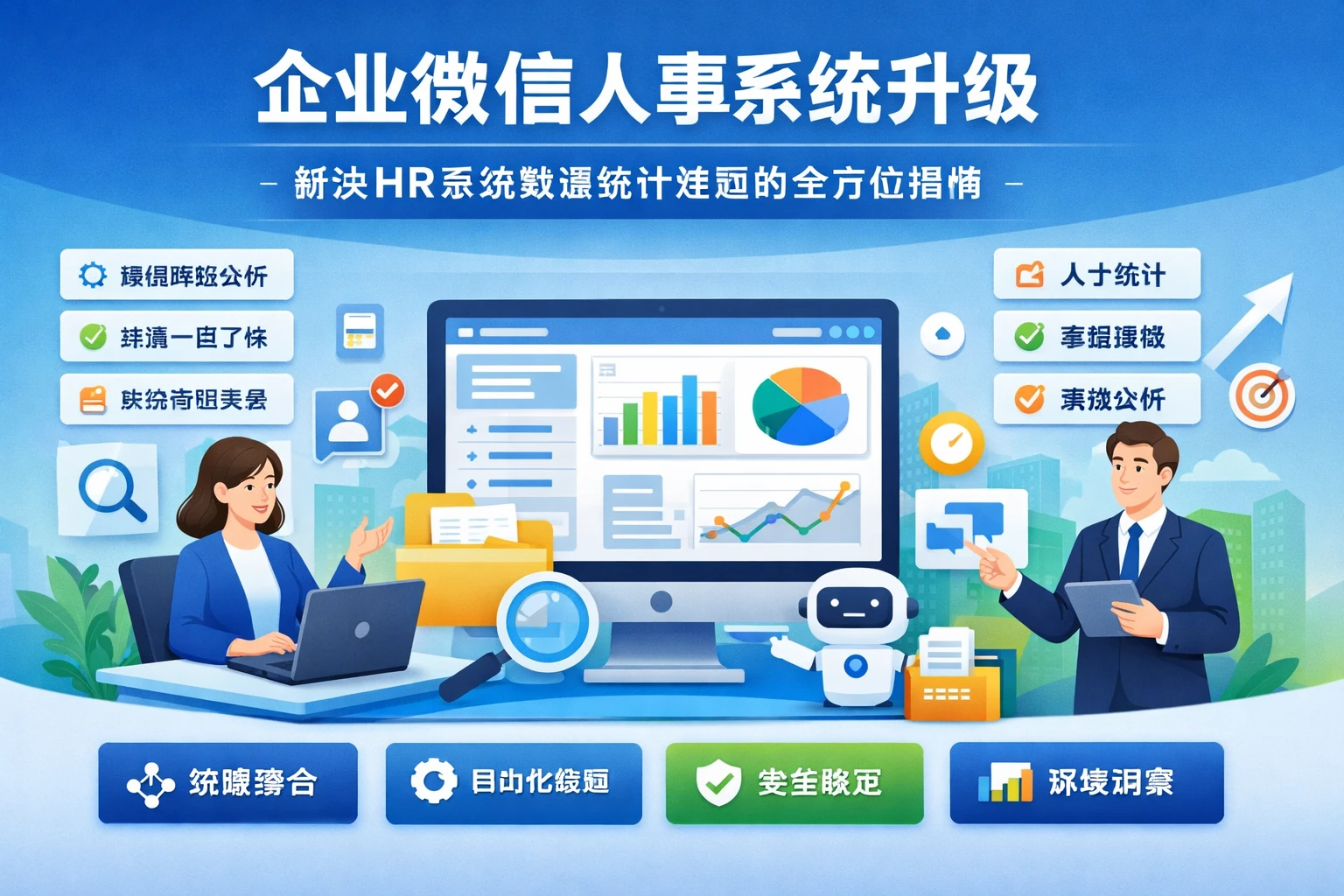 企业微信人事系统升级：解决HR系统数据统计难题的全方位指南