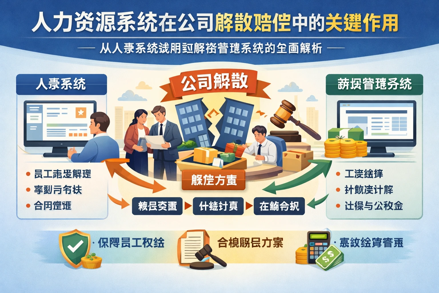 人力资源系统在公司解散赔偿中的关键作用：从人事系统试用到薪资管理系统的全面解析