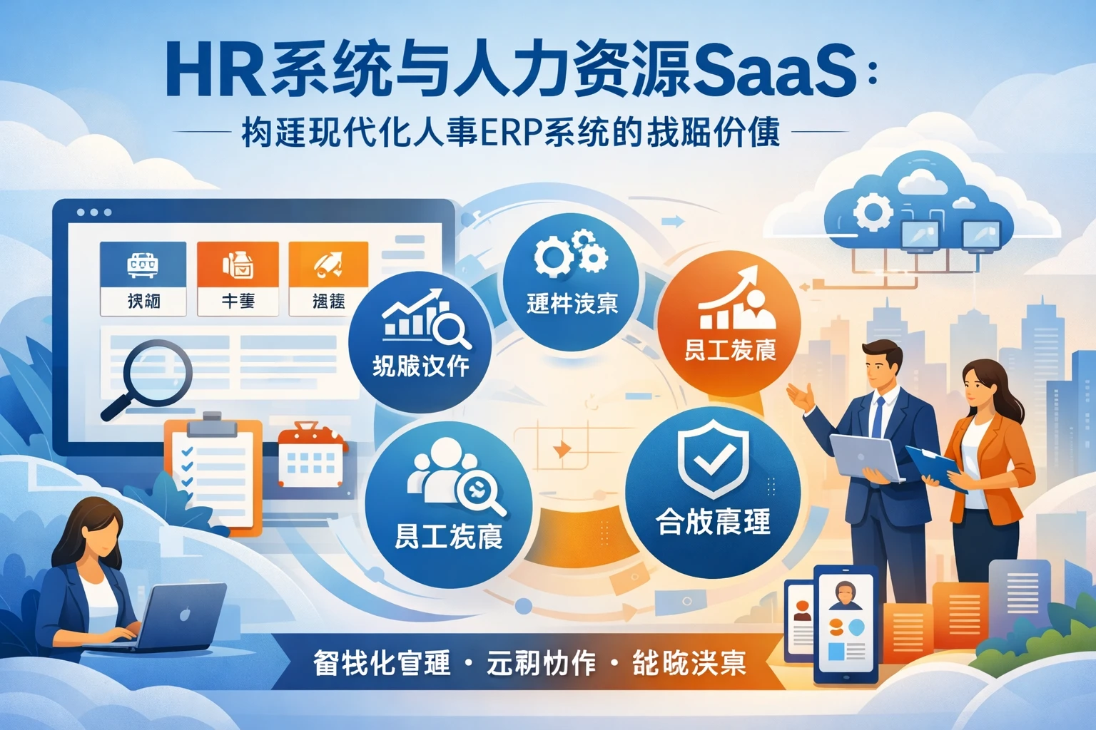 HR系统与人力资源SaaS：构建现代化人事ERP系统的战略价值