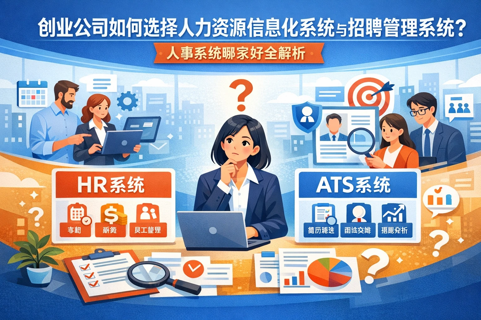 创业公司如何选择人力资源信息化系统与招聘管理系统？人事系统哪家好全解析