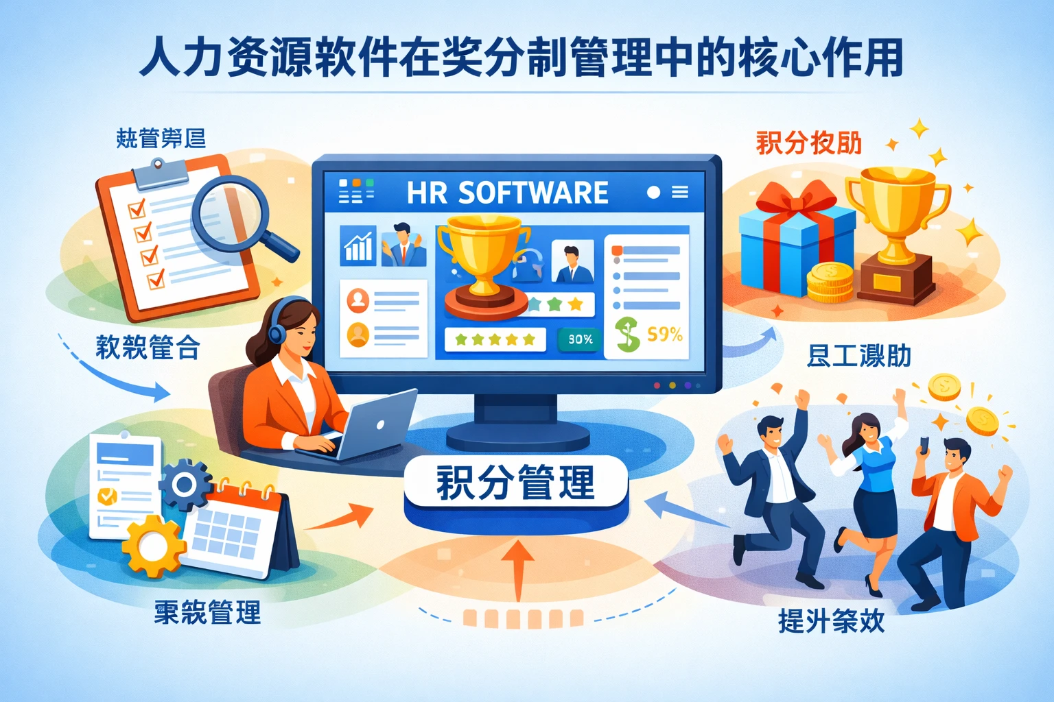 人力资源软件在奖分制管理中的核心作用