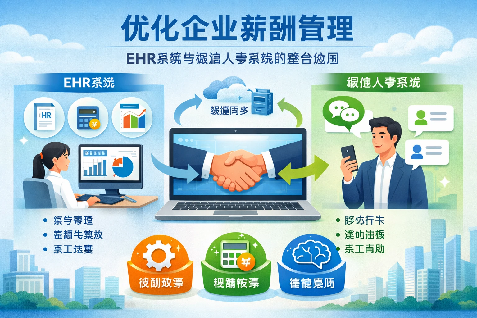 优化企业薪酬管理：EHR系统与微信人事系统的整合应用