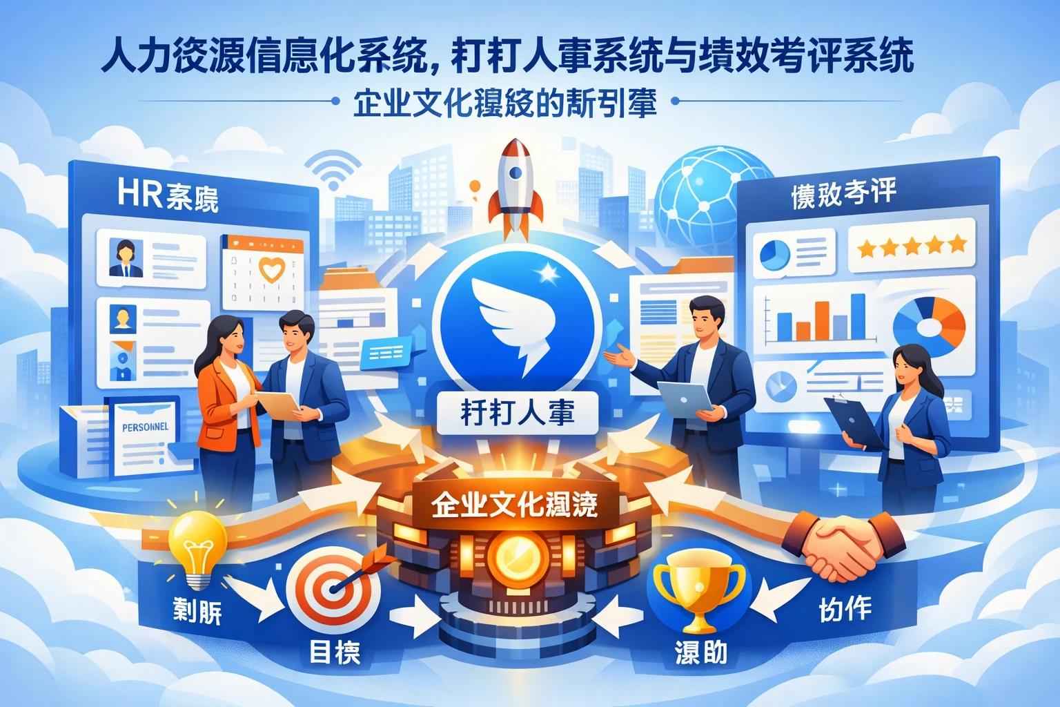 人力资源信息化系统、钉钉人事系统与绩效考评系统：企业文化建设的新引擎