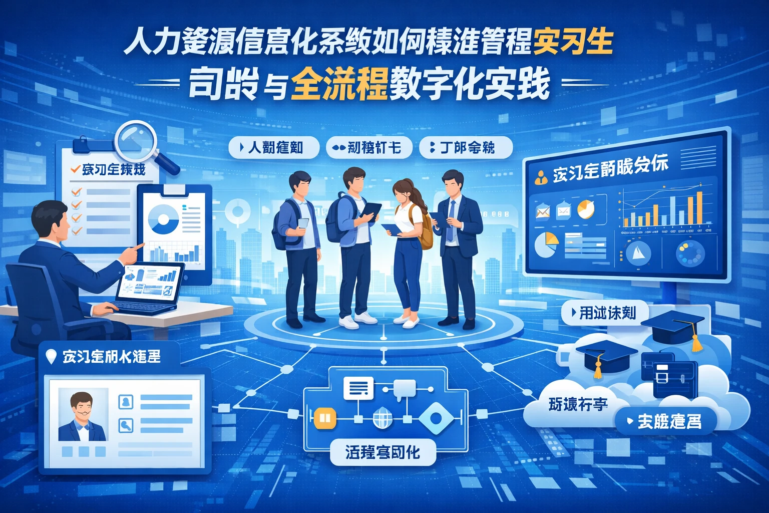 人力资源信息化系统如何精准管理实习生司龄与全流程数字化实践