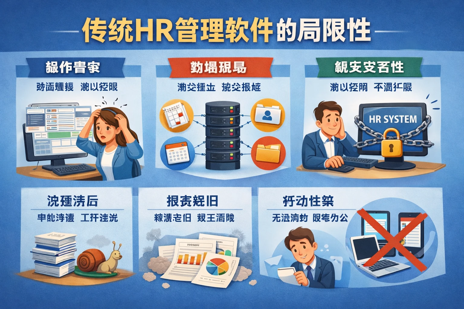 传统HR管理软件的局限性