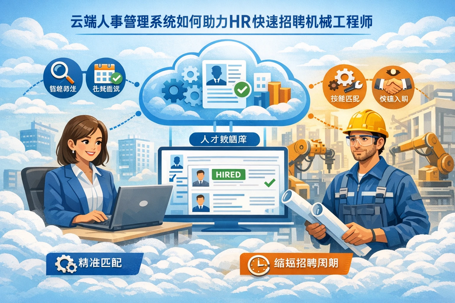 云端人事管理系统如何助力HR快速招聘机械工程师