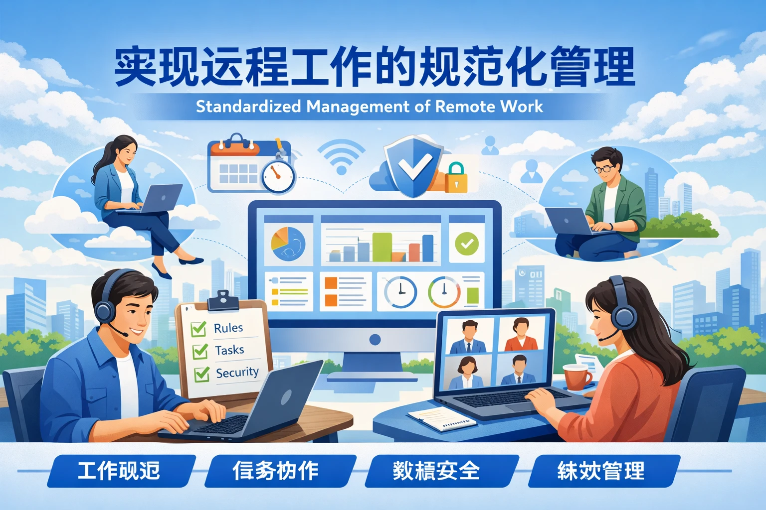 实现远程工作的规范化管理