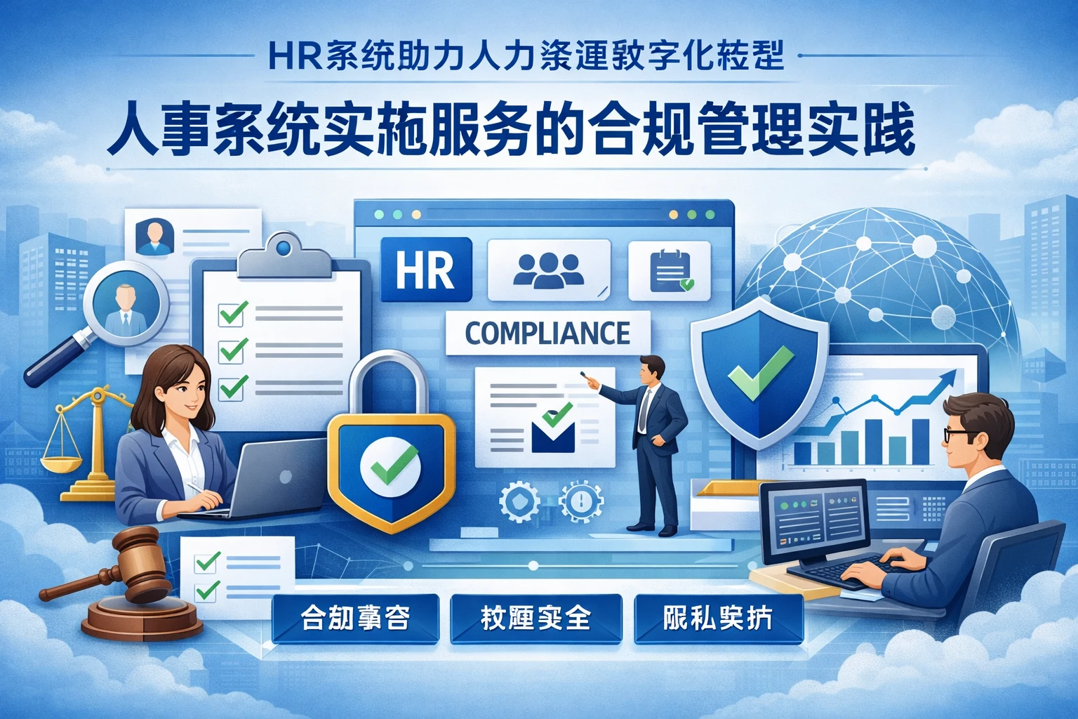 HR系统助力人力资源数字化转型：人事系统实施服务的合规管理实践
