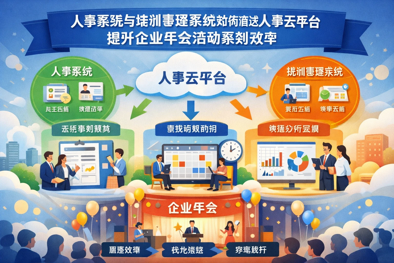 人事系统与培训管理系统如何通过人事云平台提升企业年会活动策划效率