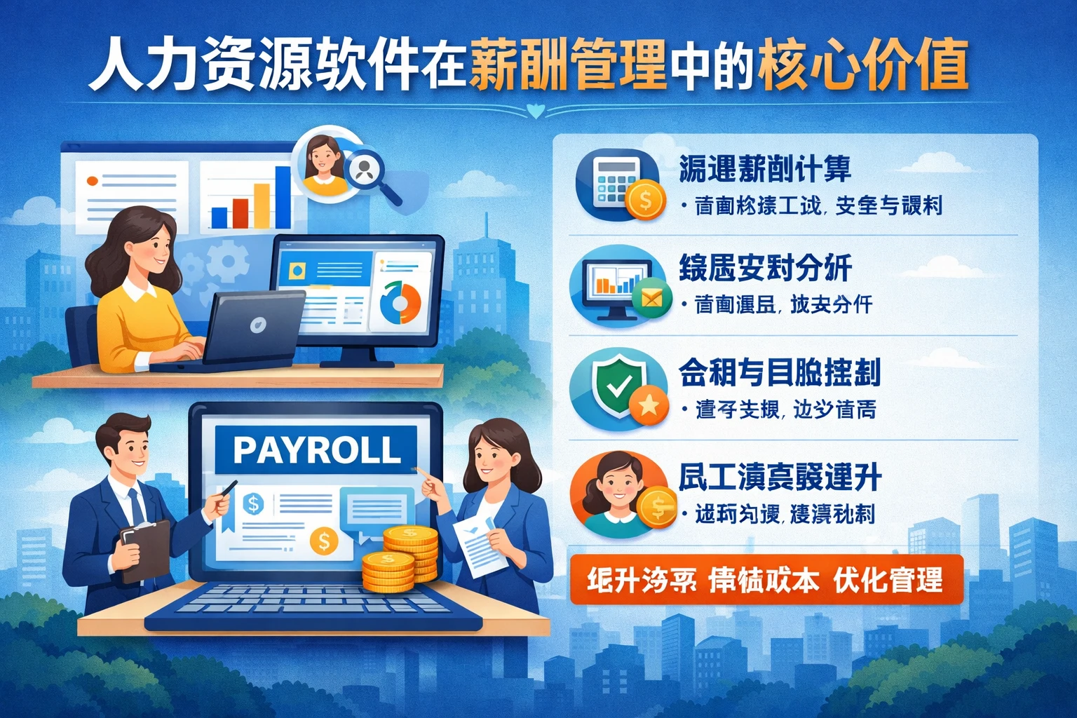 人力资源软件在薪酬管理中的核心价值