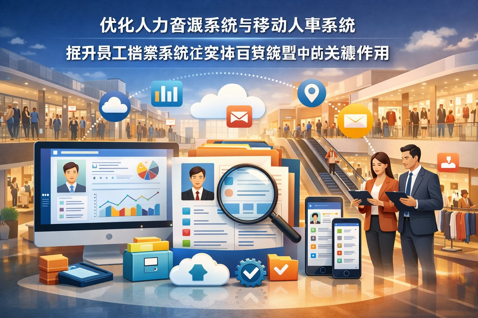 优化人力资源系统与移动人事系统：提升员工档案系统在实体百货转型中的关键作用