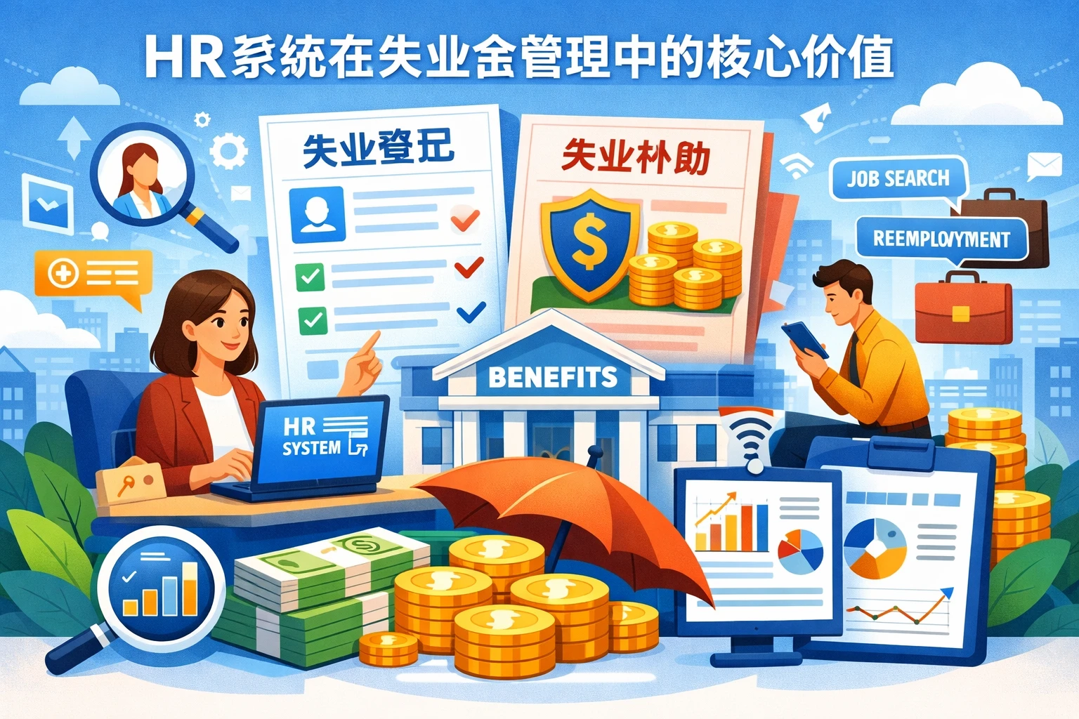 HR系统在失业金管理中的核心价值
