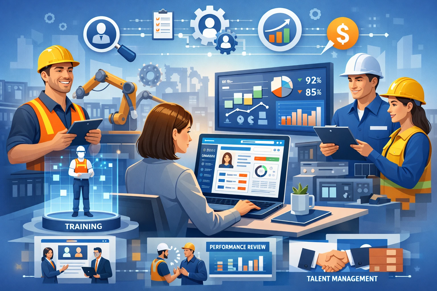 现代人力资源软件在制造业的特殊价值