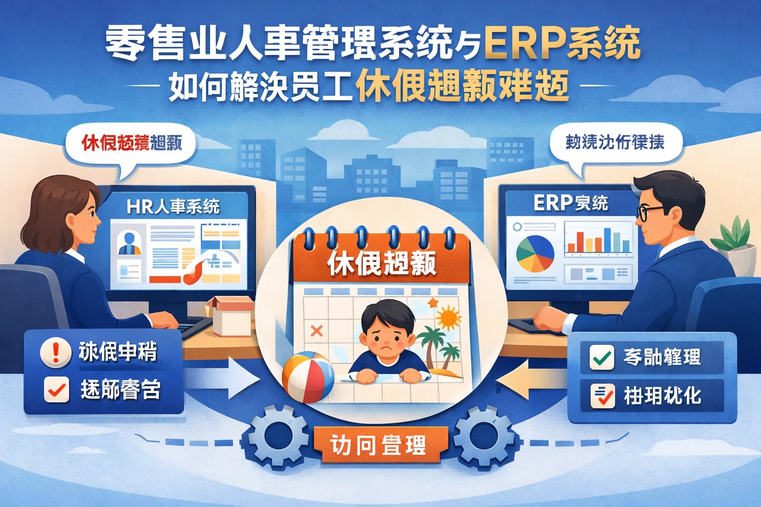 零售业人事管理系统与ERP系统如何解决员工休假超额难题