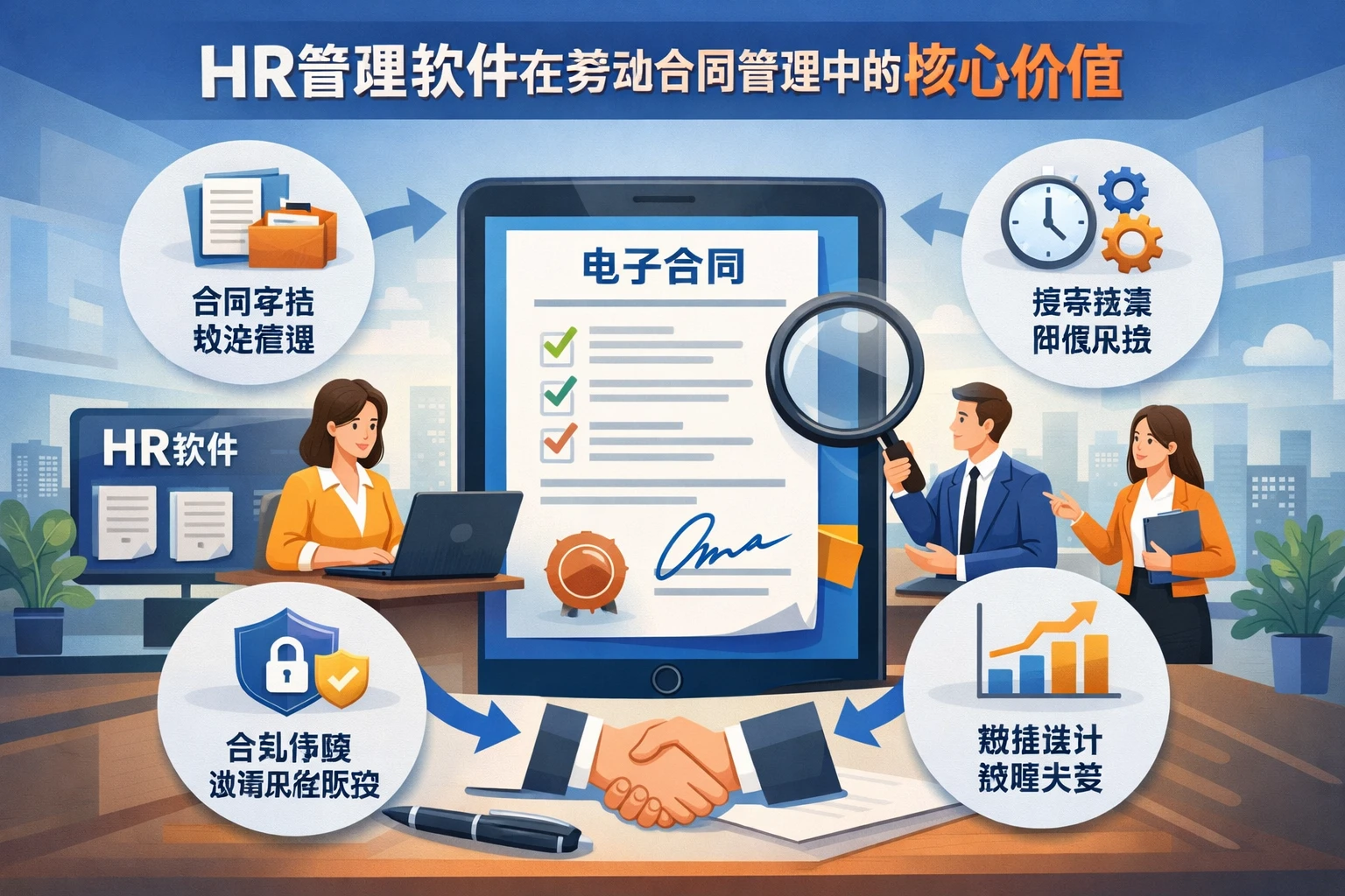 HR管理软件在劳动合同管理中的核心价值