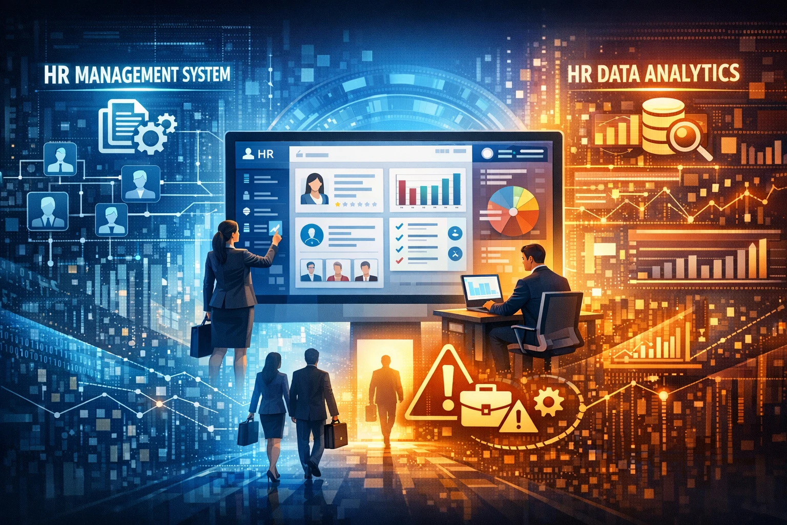 运用人事管理系统与人事大数据系统构建一体化人事系统，化解核心员工离职风险