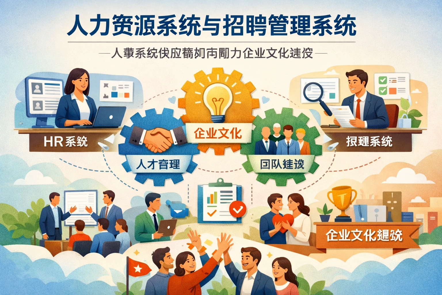 人力资源系统与招聘管理系统：人事系统供应商如何助力企业文化建设