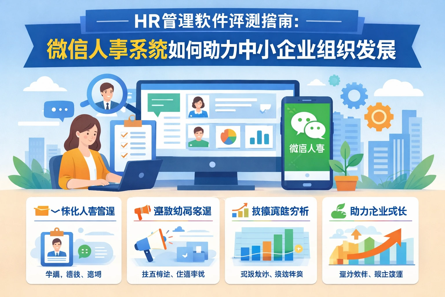 HR管理软件评测指南:微信人事系统如何助力中小企业组织发展