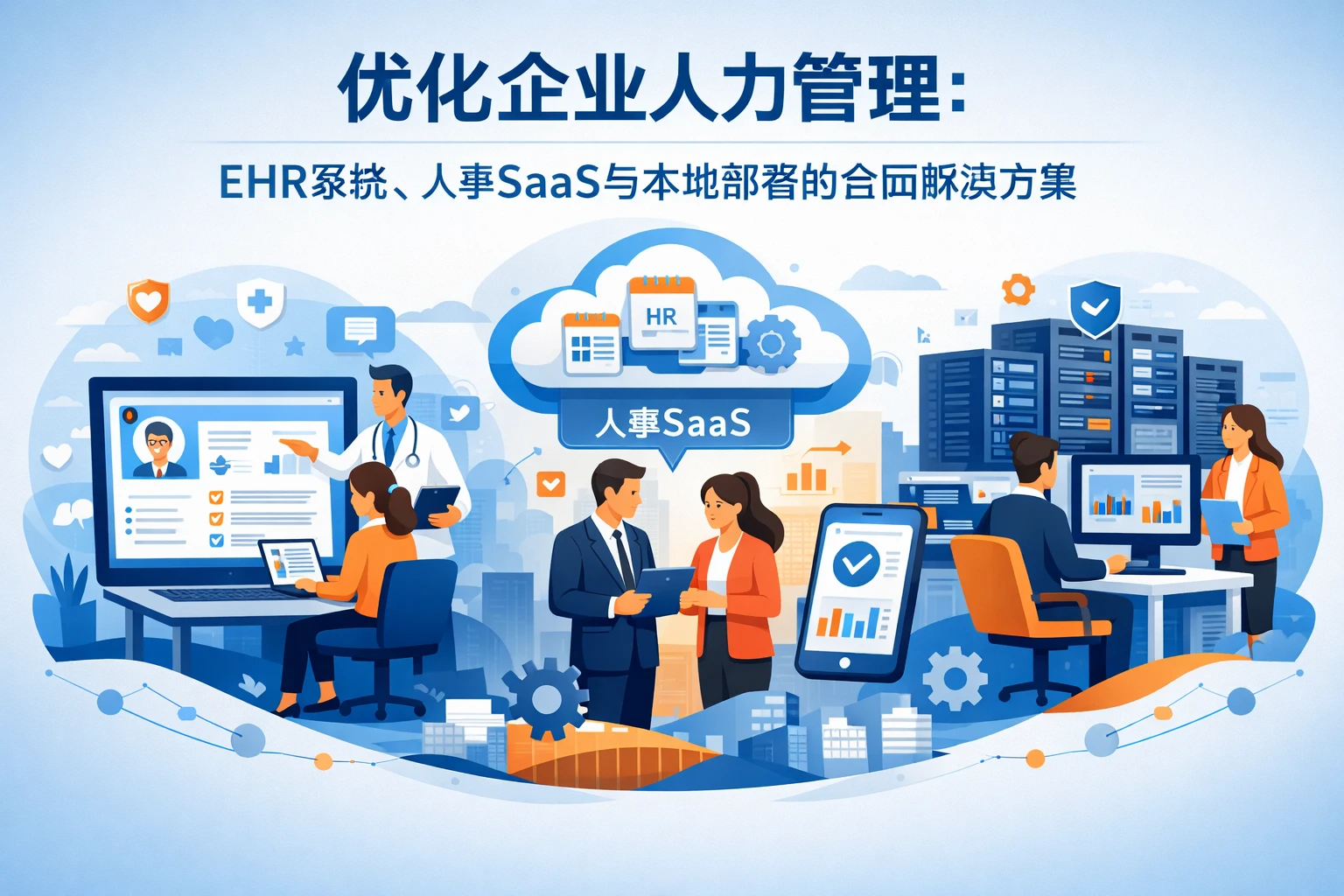 优化企业人力管理：EHR系统、人事SaaS与本地部署的全面解决方案