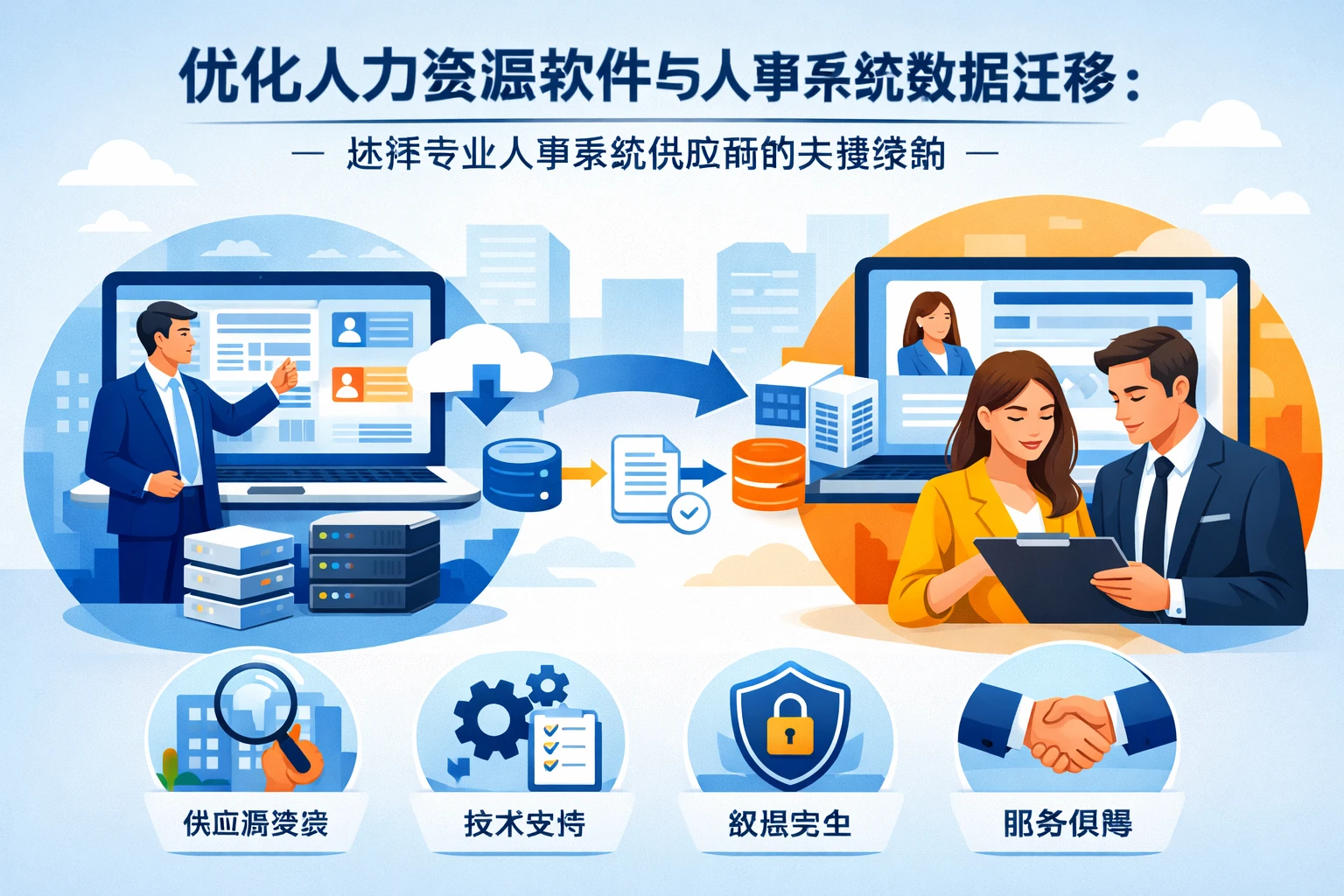 优化人力资源软件与人事系统数据迁移：选择专业人事系统供应商的关键策略