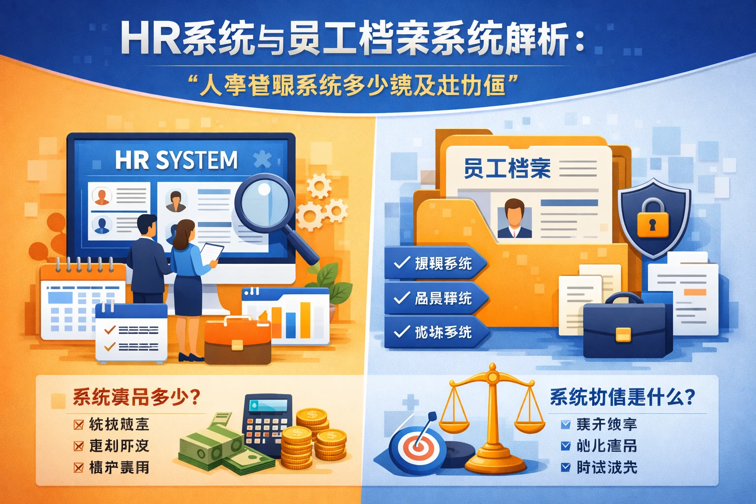 HR系统与员工档案系统解析：人事管理系统多少钱及其价值