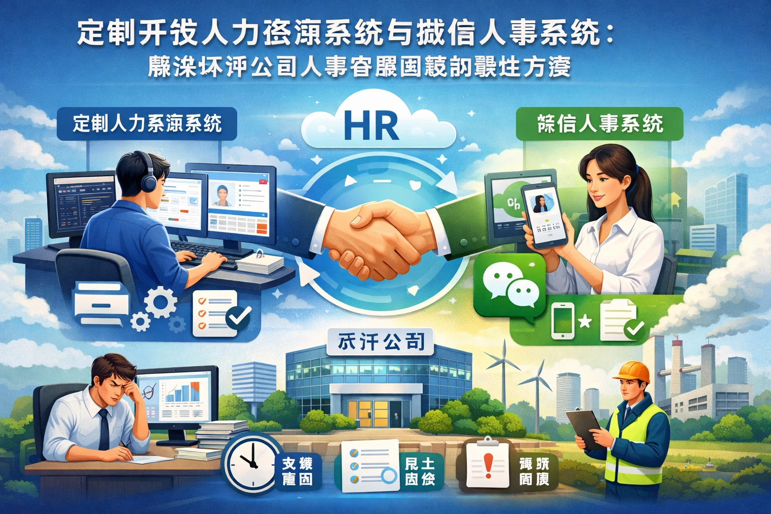 定制开发人力资源系统与微信人事系统：解决环评公司人事管理困境的最佳方案