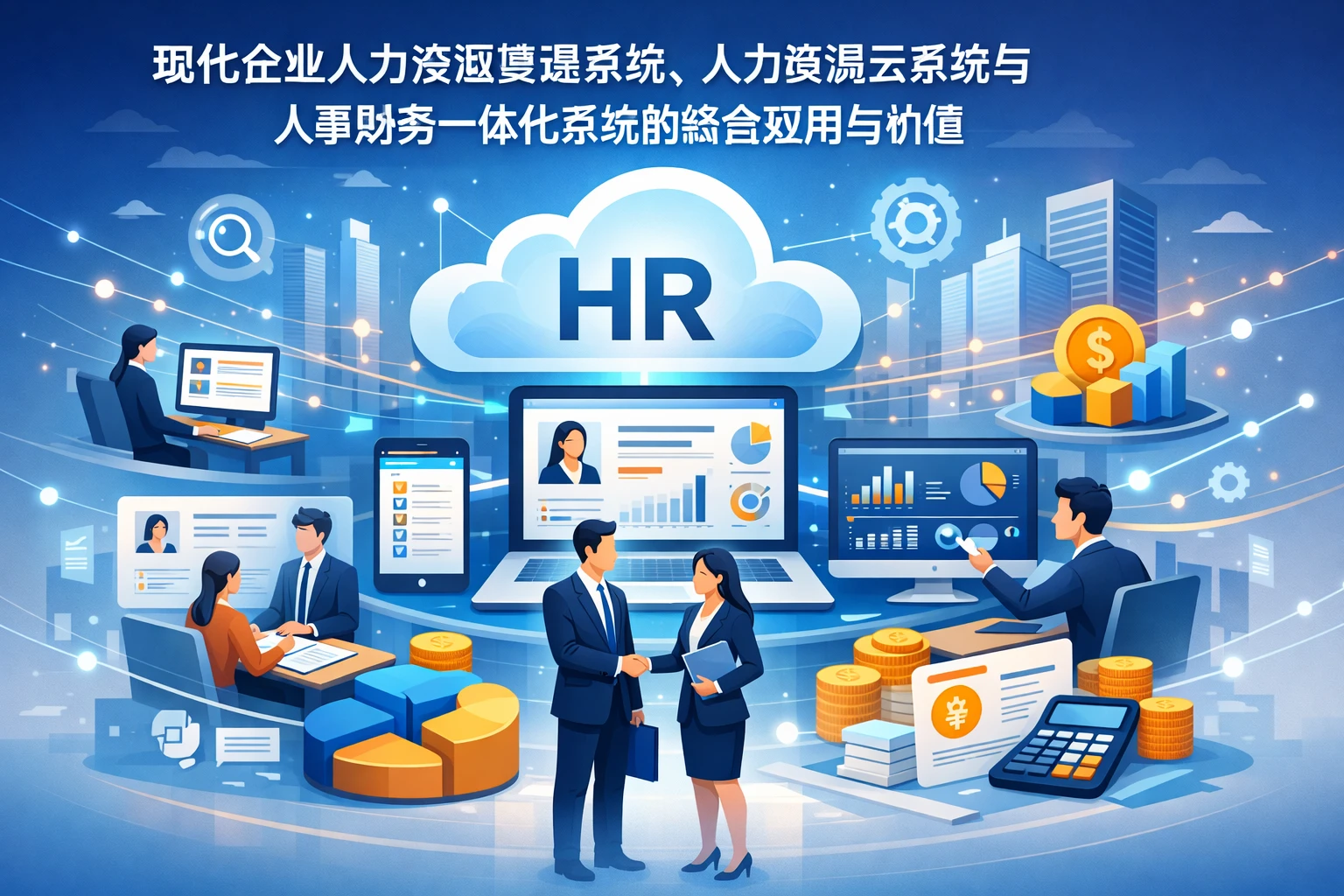 现代企业人力资源管理系统、人力资源云系统与人事财务一体化系统的综合应用与价值
