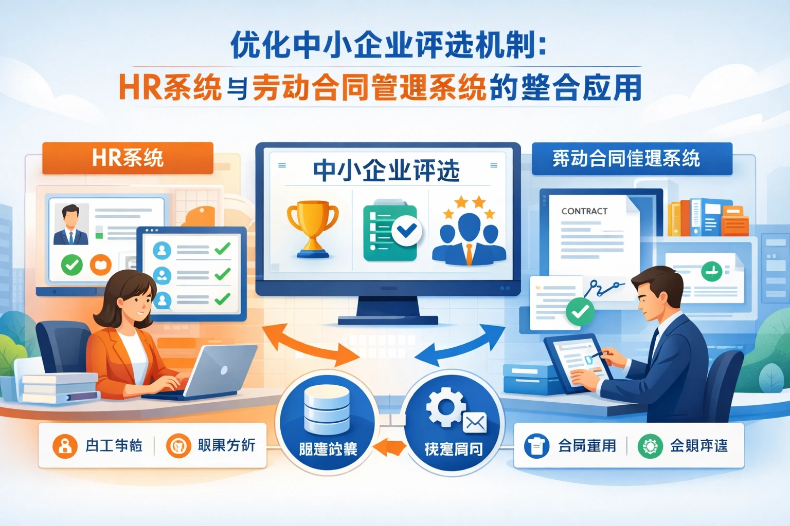 优化中小企业评选机制:HR系统与劳动合同管理系统的整合应用