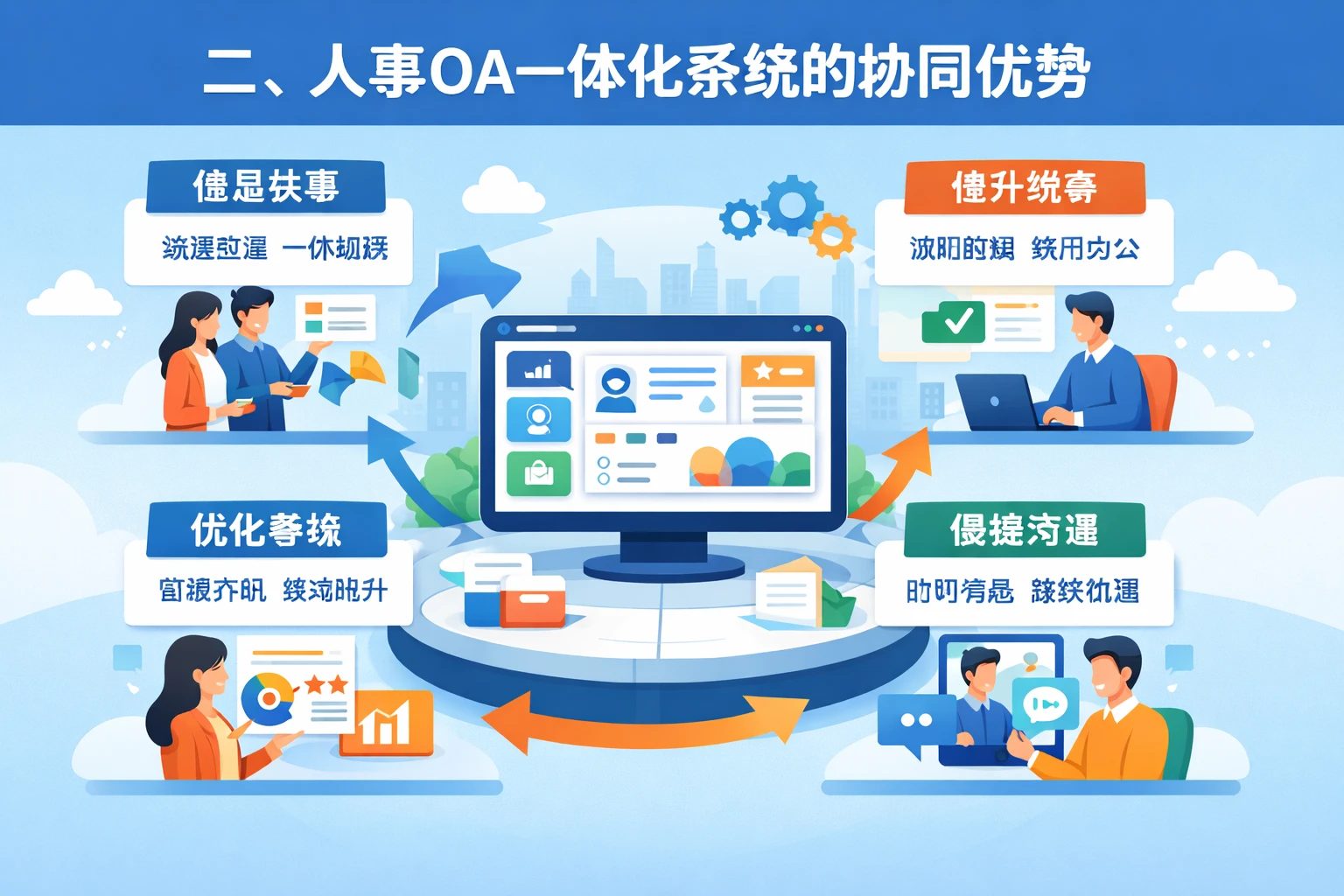 二、人事OA一体化系统的协同优势