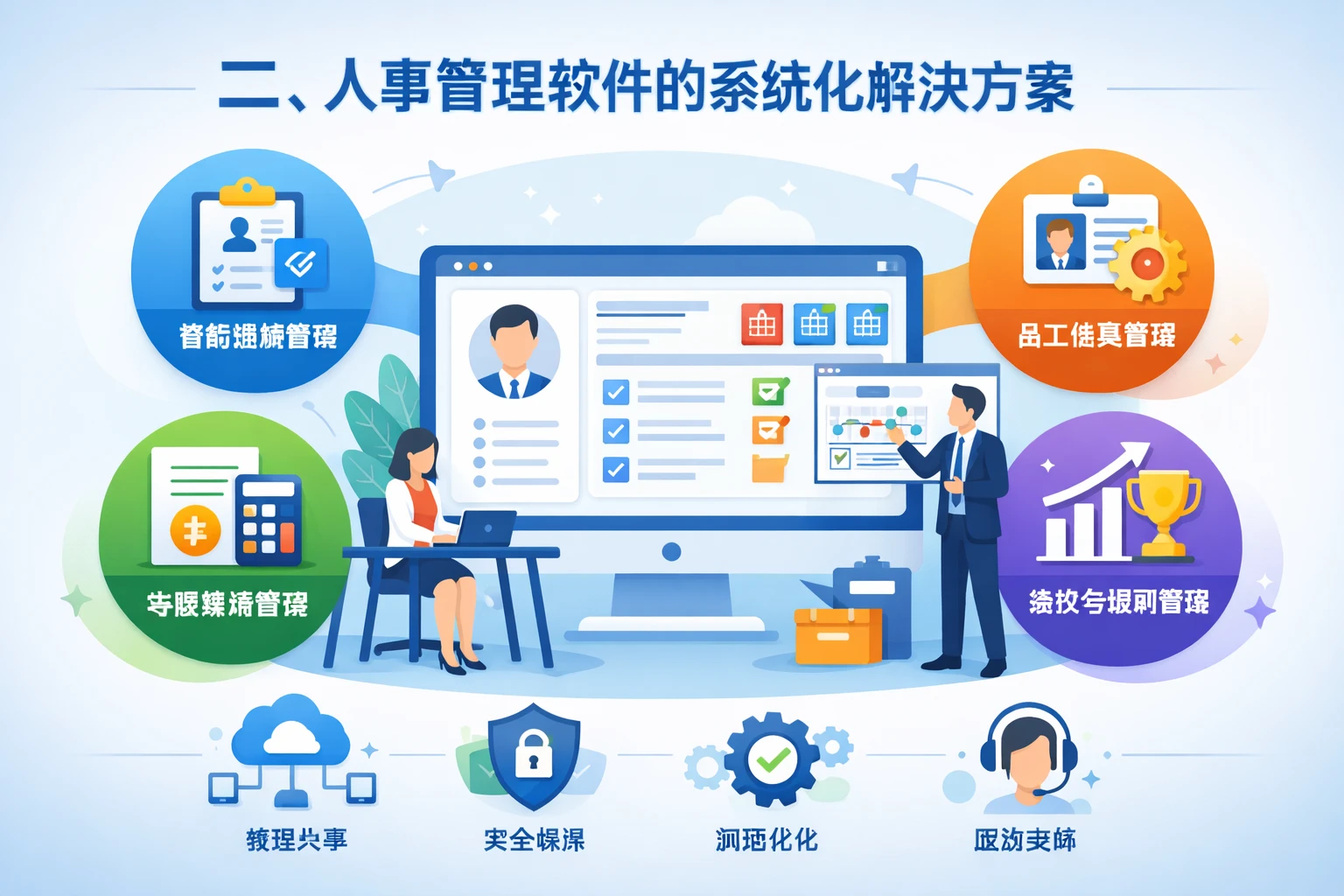 二、人事管理软件的系统化解决方案