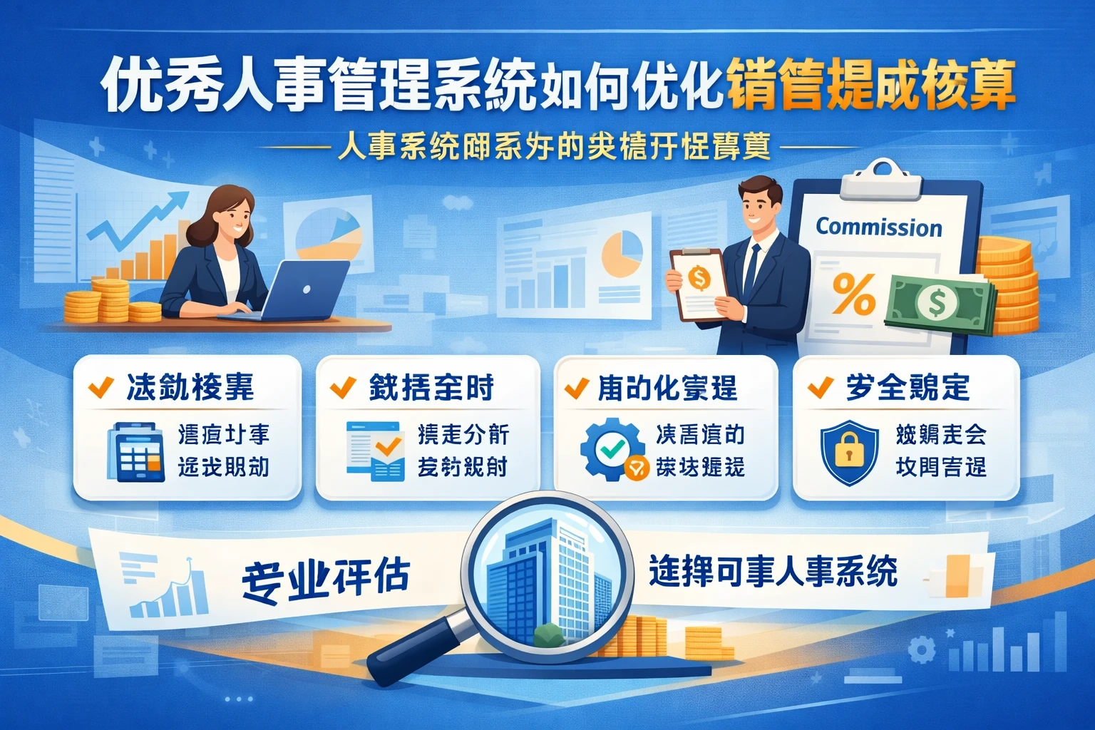 优秀人事管理系统如何优化销售提成核算——人事系统哪家好的关键评估维度