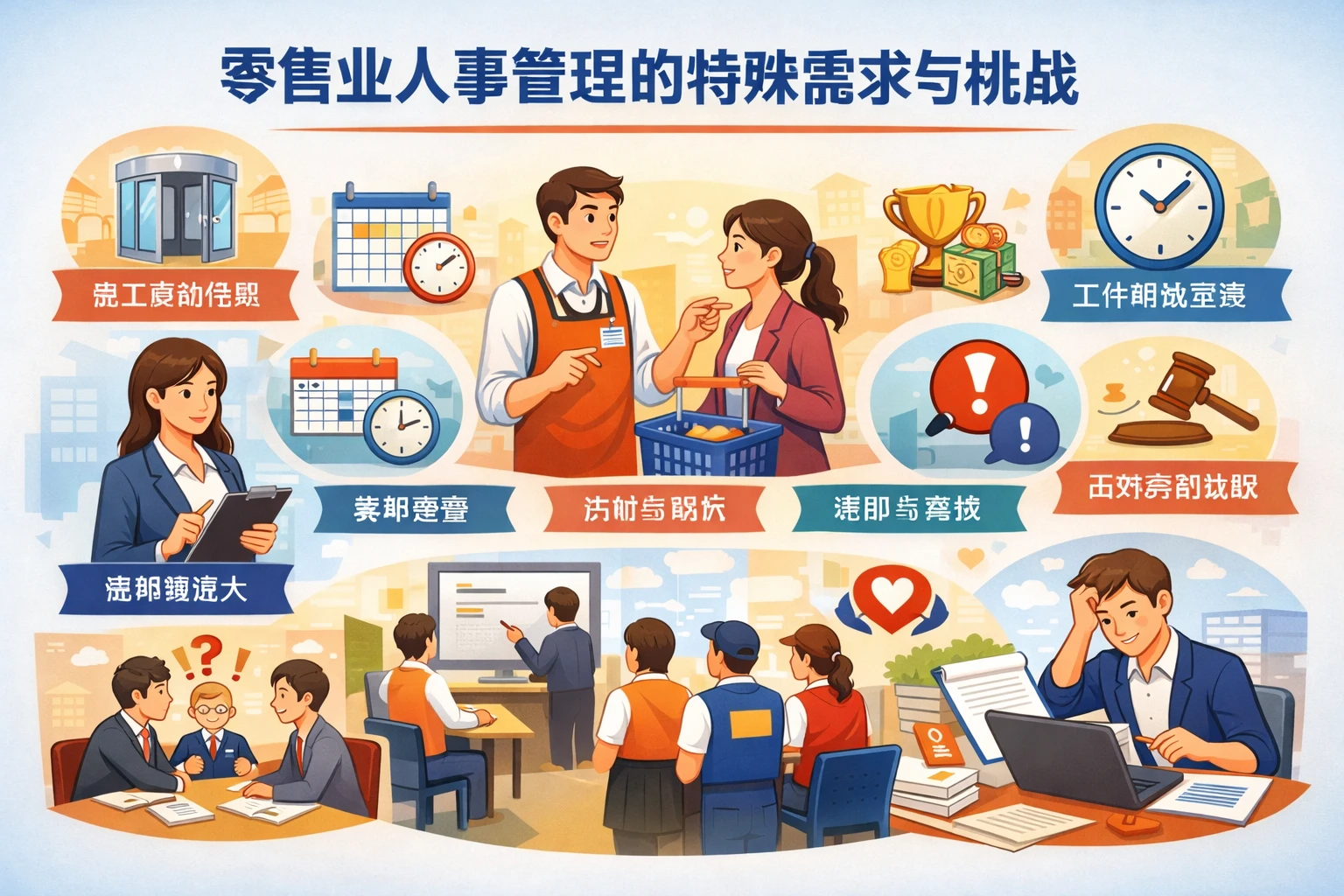 零售业人事管理的特殊需求与挑战