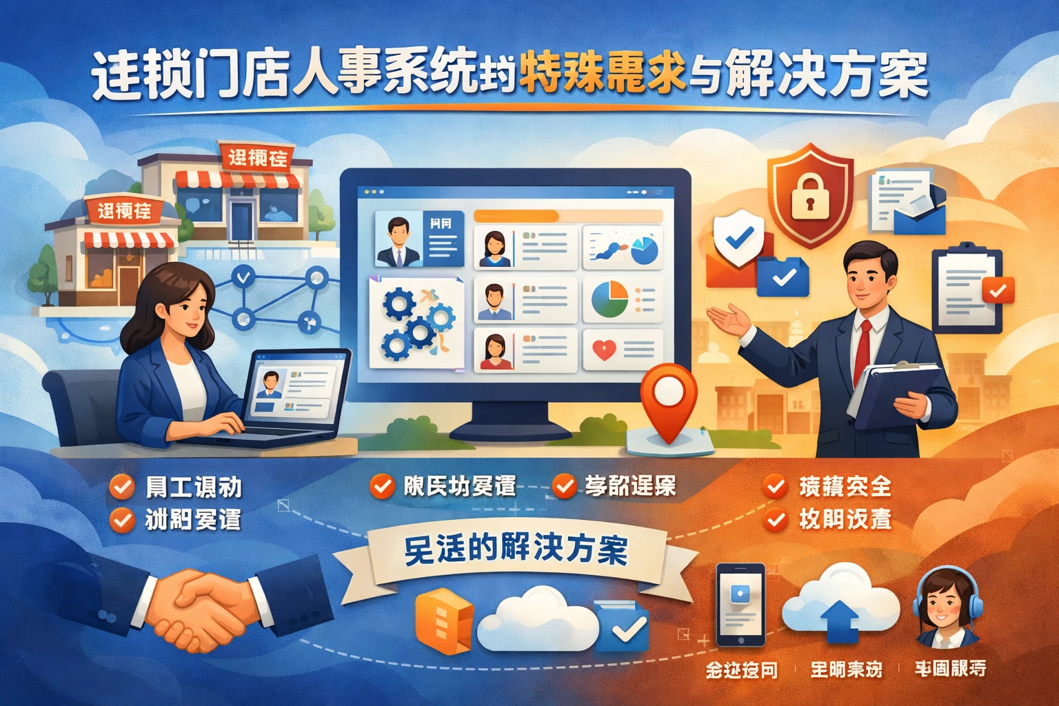 连锁门店人事系统的特殊需求与解决方案