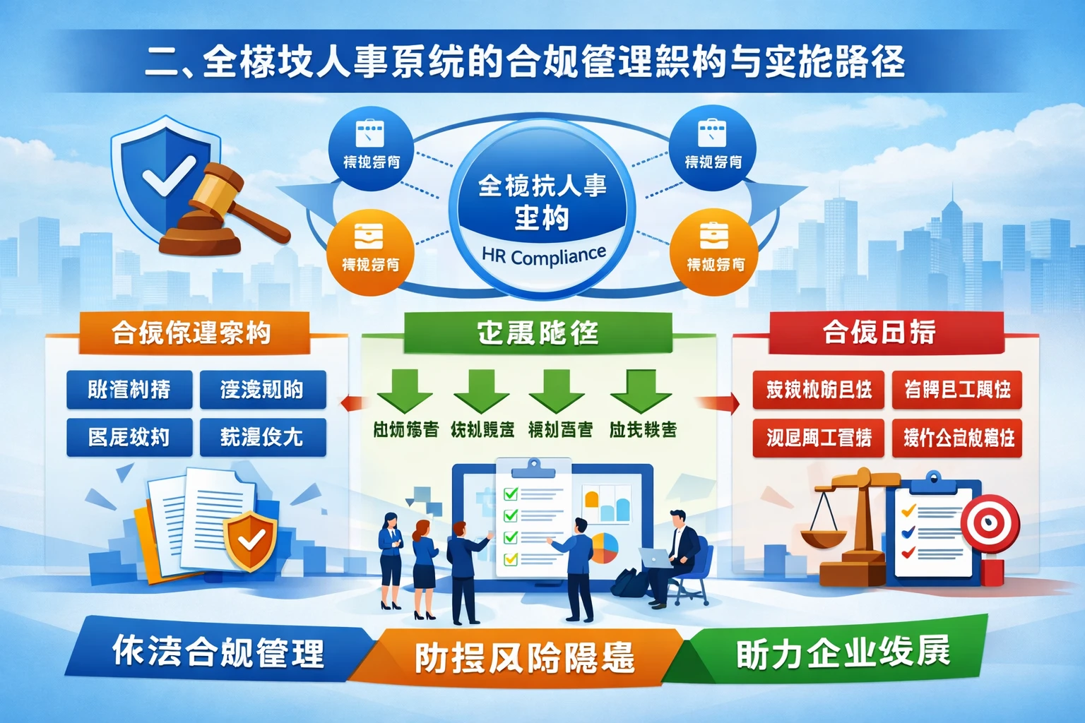 二、全模块人事系统的合规管理架构与实施路径