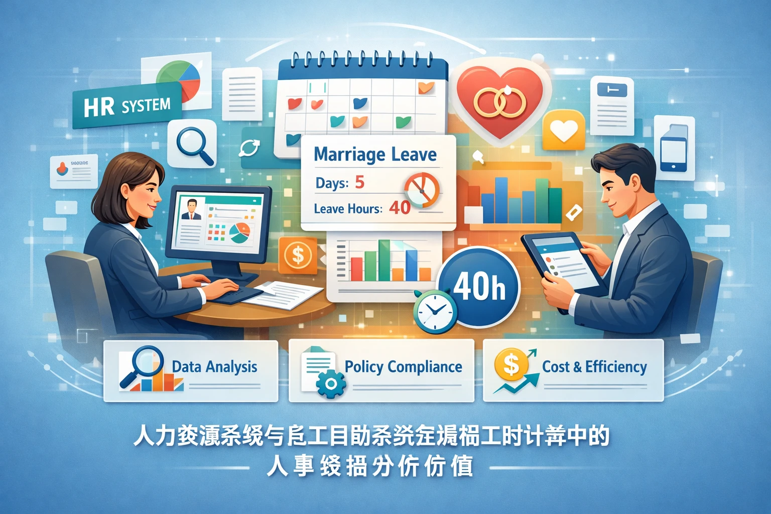人力资源系统与员工自助系统在婚假工时计算中的人事数据分析价值