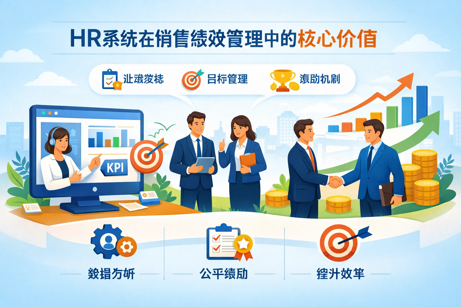 HR系统在销售绩效管理中的核心价值