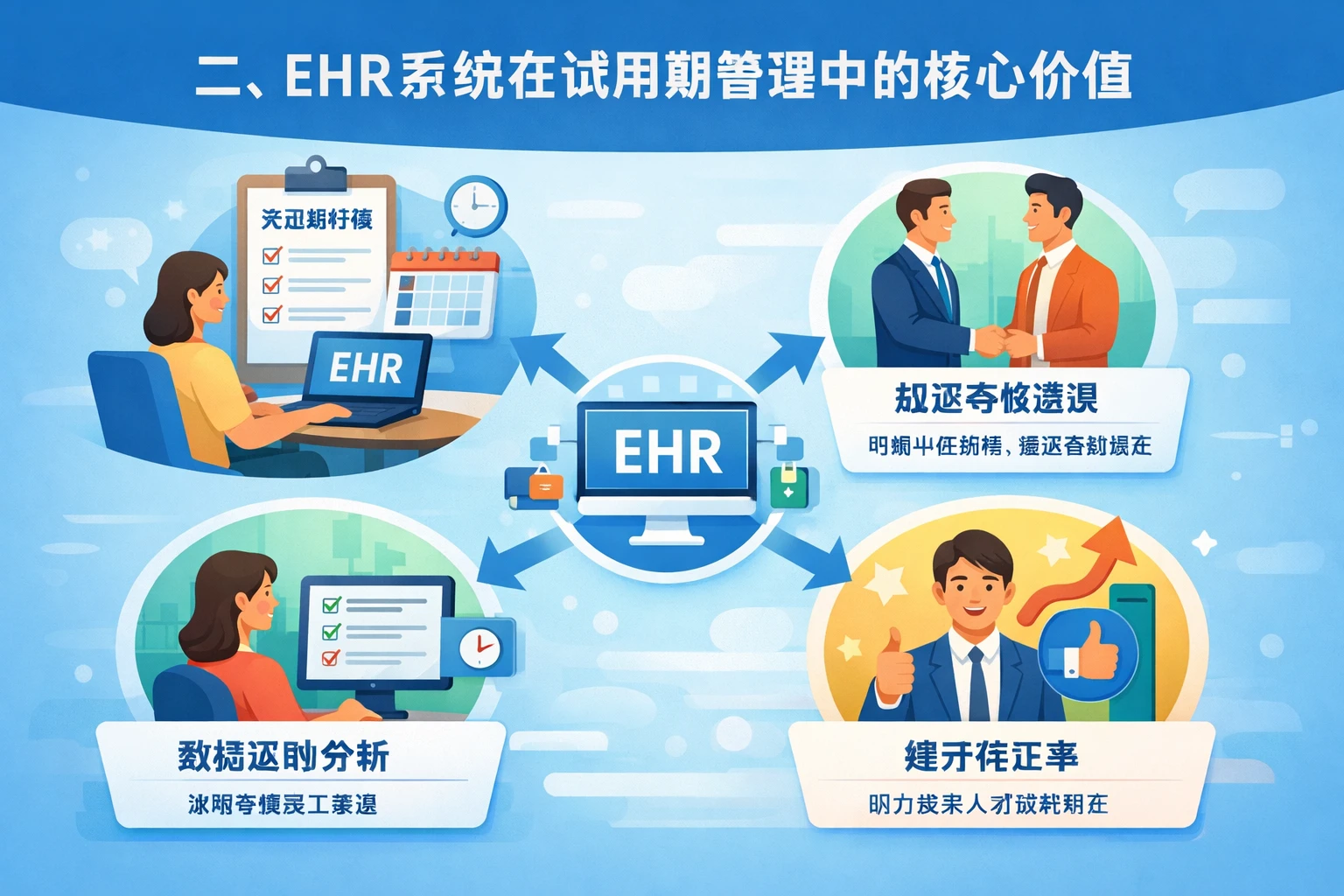 二、ehr系统在试用期管理中的核心价值