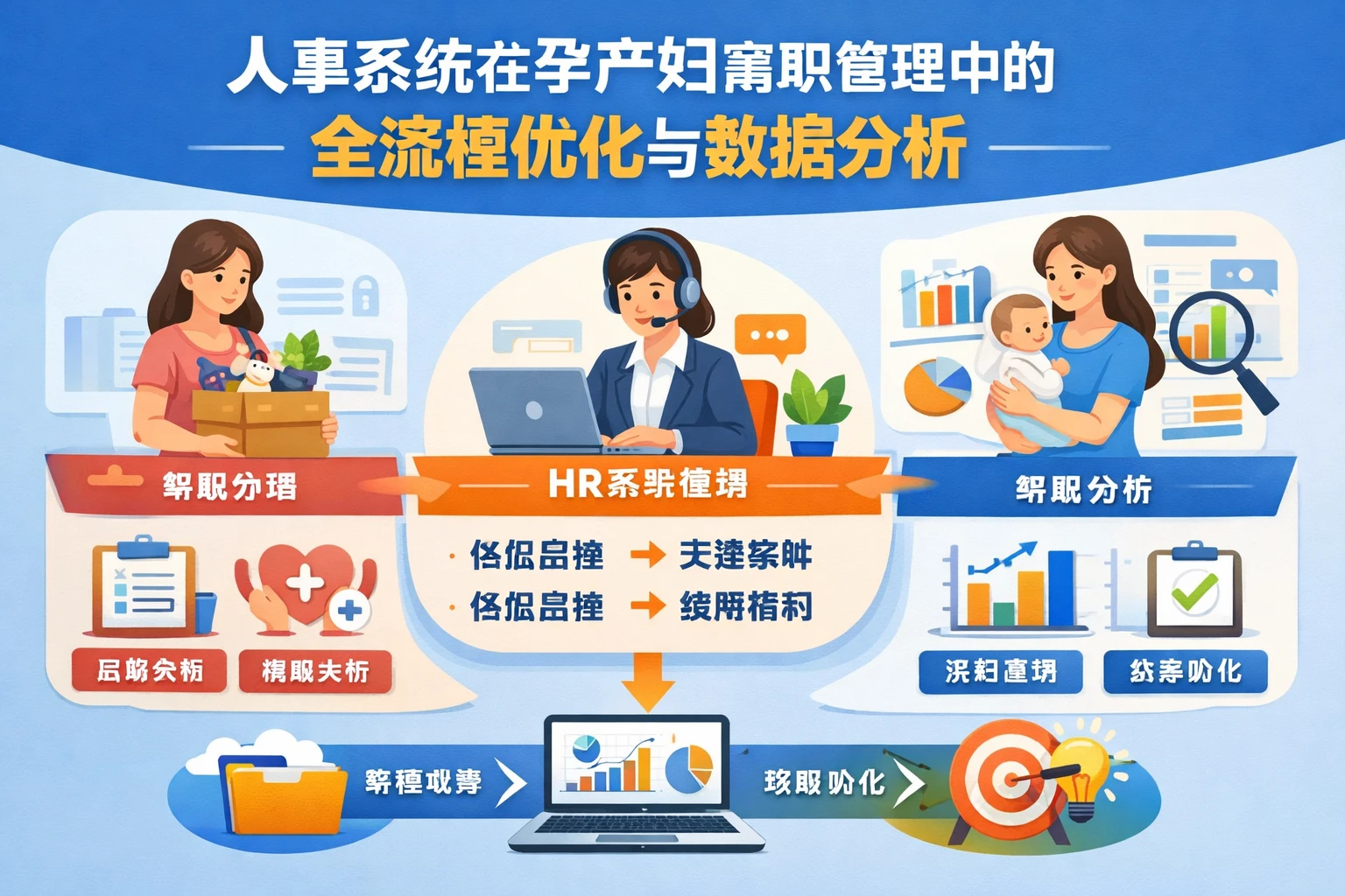 人事系统在孕产妇离职管理中的全流程优化与数据分析