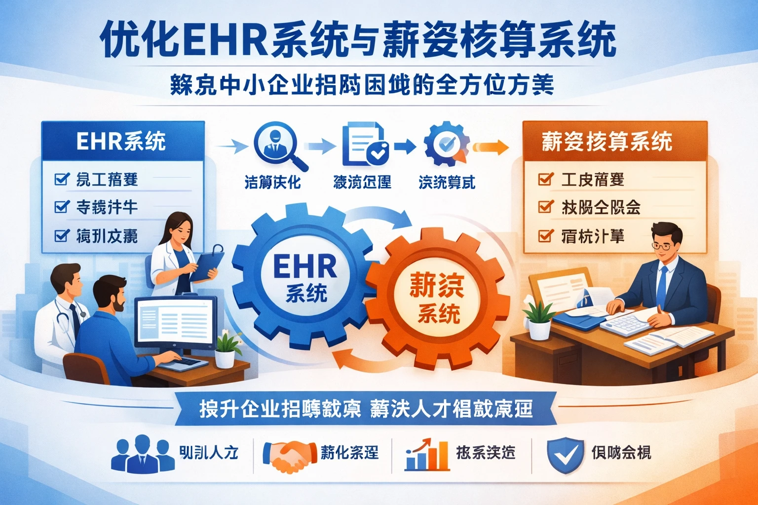 优化EHR系统与薪资核算系统：解决中小企业招聘困境的全方位方案