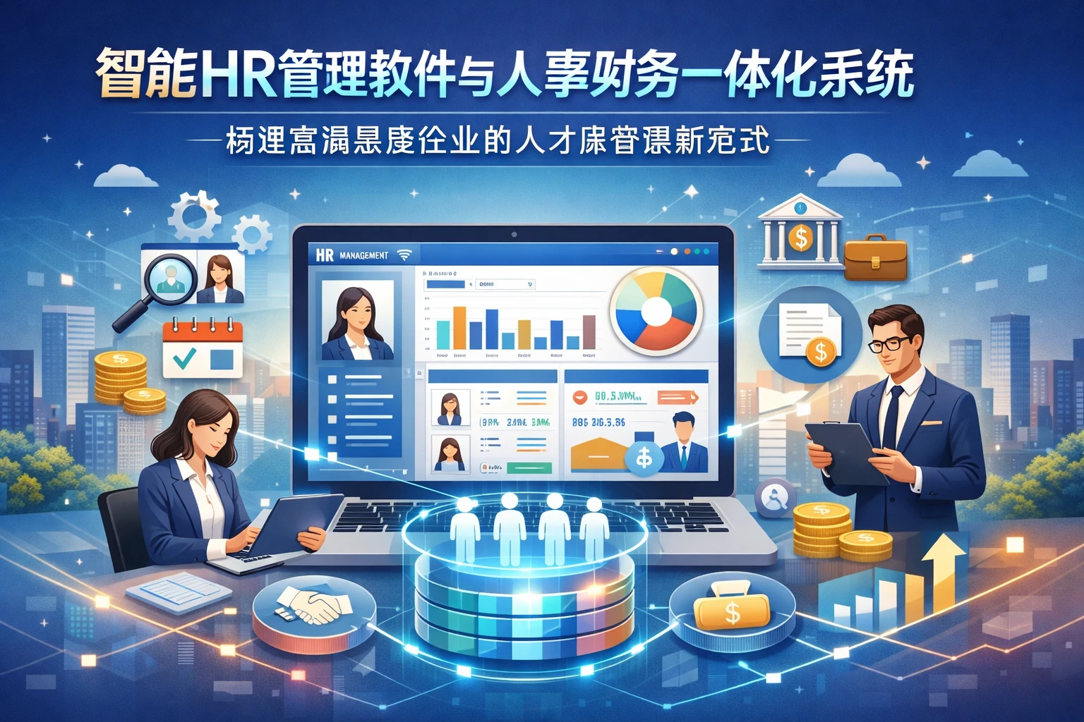 智能HR管理软件与人事财务一体化系统：构建高满意度企业的人才库管理新范式