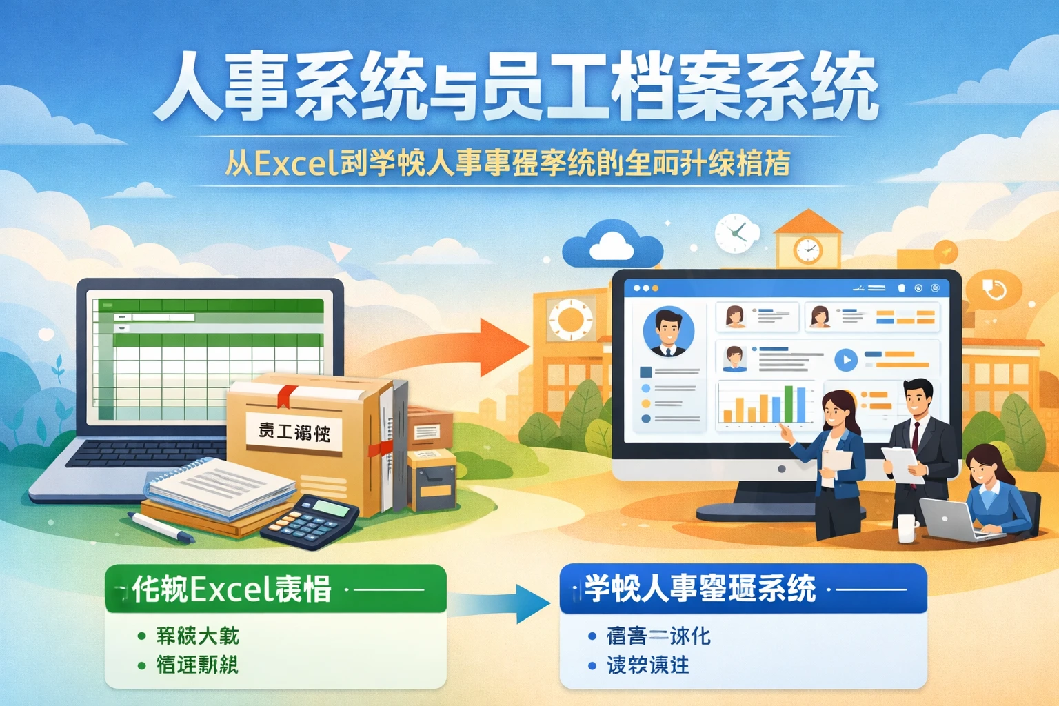 人事系统与员工档案系统：从Excel到学校人事管理系统的全面升级指南