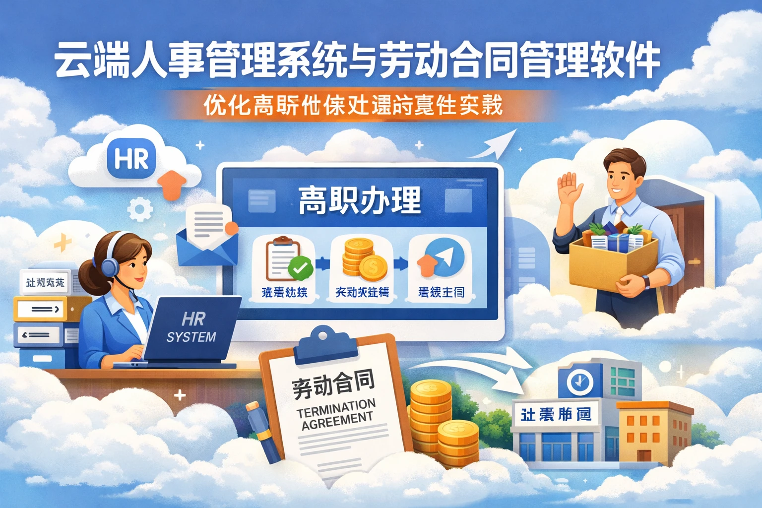 云端人事管理系统与劳动合同管理软件：优化离职社保处理的最佳实践