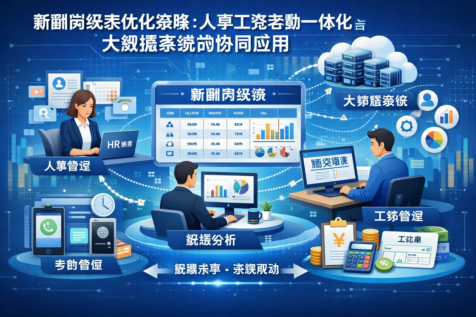 人力资源管理系统中的薪酬岗级表优化策略：人事工资考勤一体化与大数据系统的协同应用